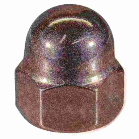 Midwest Fastener Acorn Nut, 7/16"-14, 18-8 Stainless Steel, 4 PK 79032